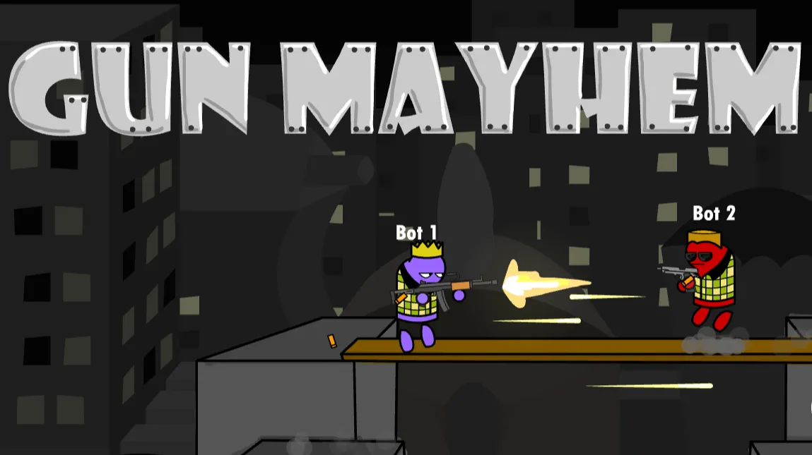 Trò chơi 2 Người Bắn Súng Gun Mayhem hay