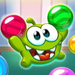 game Bắn Bóng Om Nom bubbles