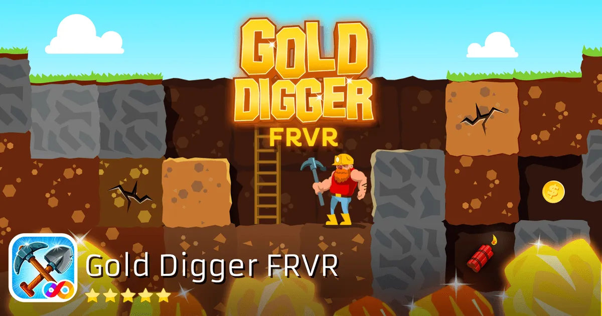 game Đào Vàng Golddigger Frvr