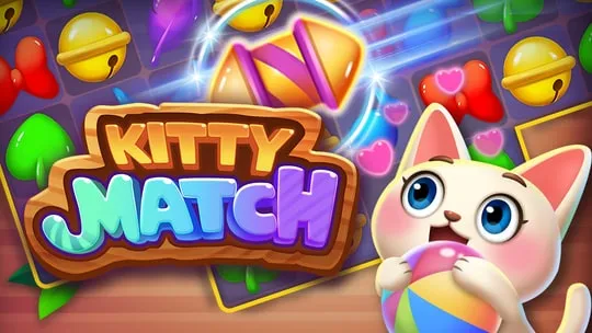 Trò chơi Nối 3 Kitty Match hay