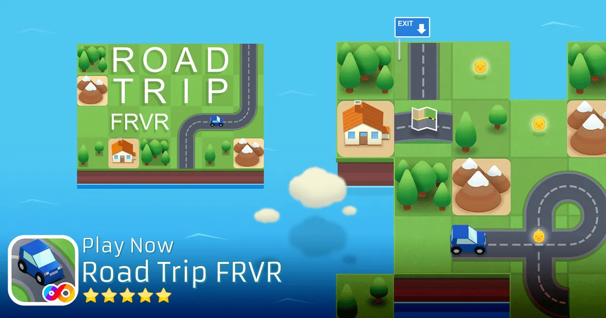 game Lắp Ráp Đường Roadtrip Frvr