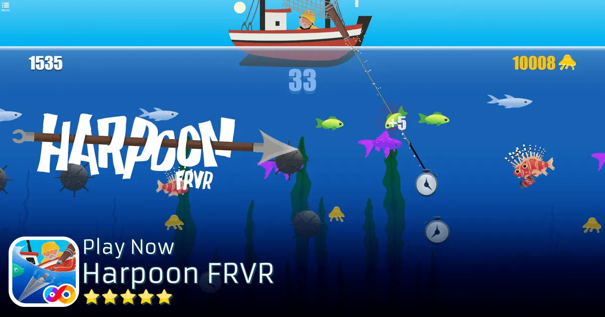 game Móc Lao Cá Harpoon Frvr