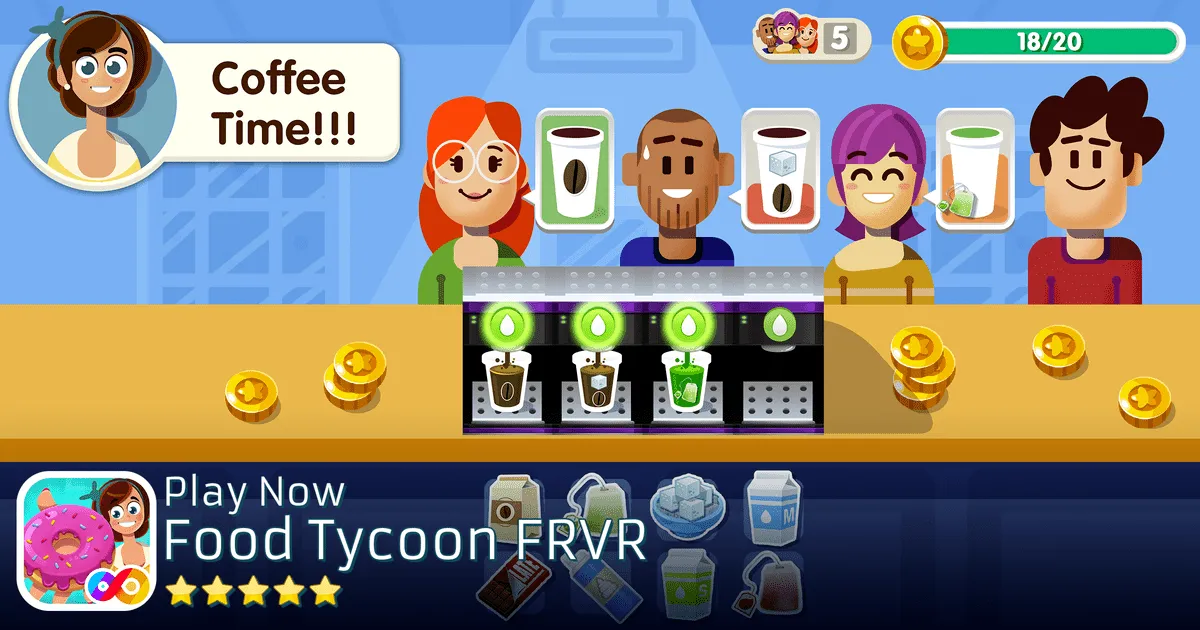 game Nhà Hàng Pha Cafe Foodtycoon