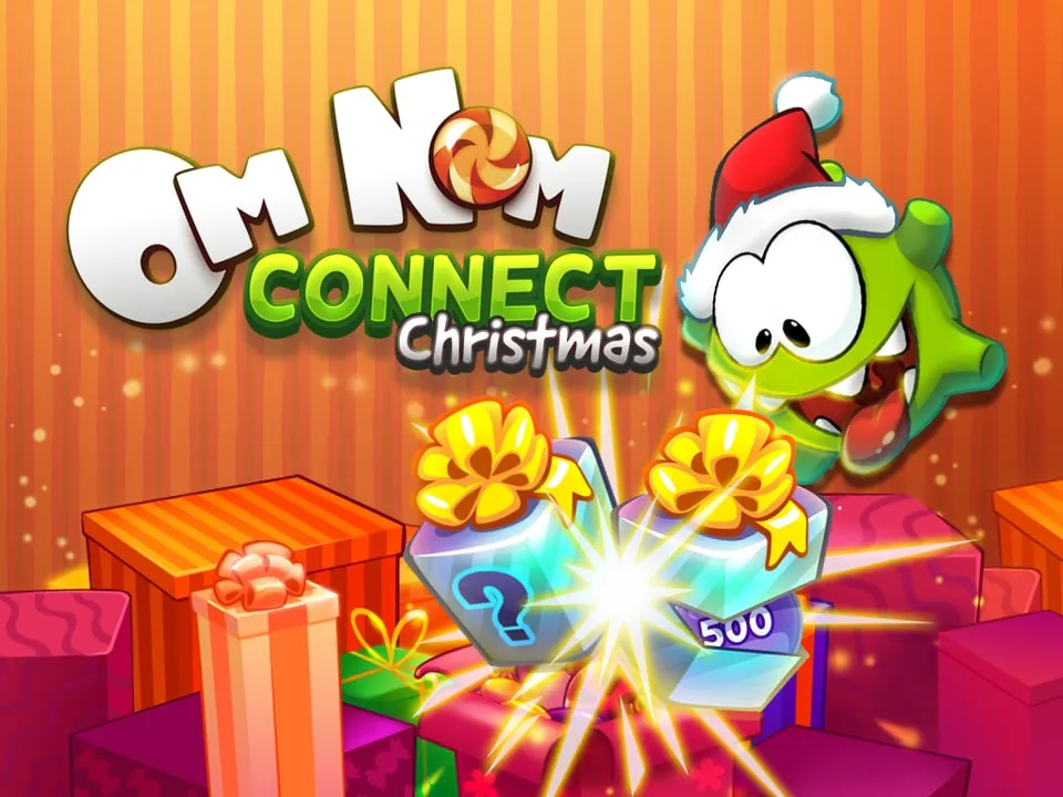 Trò chơi Om Nom Connect Xmas hay