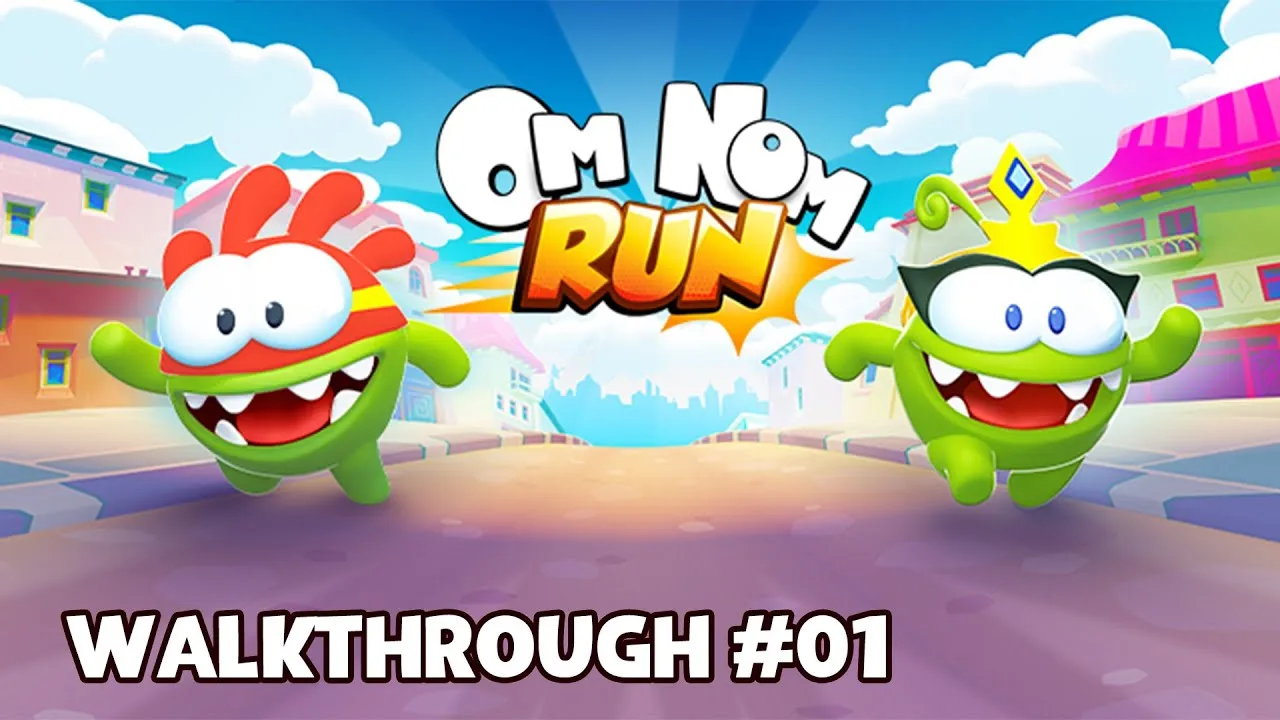 game Om nom run Chạy Đua