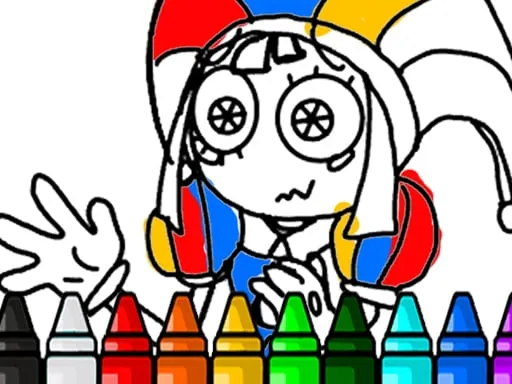 game Pomni Coloring Book