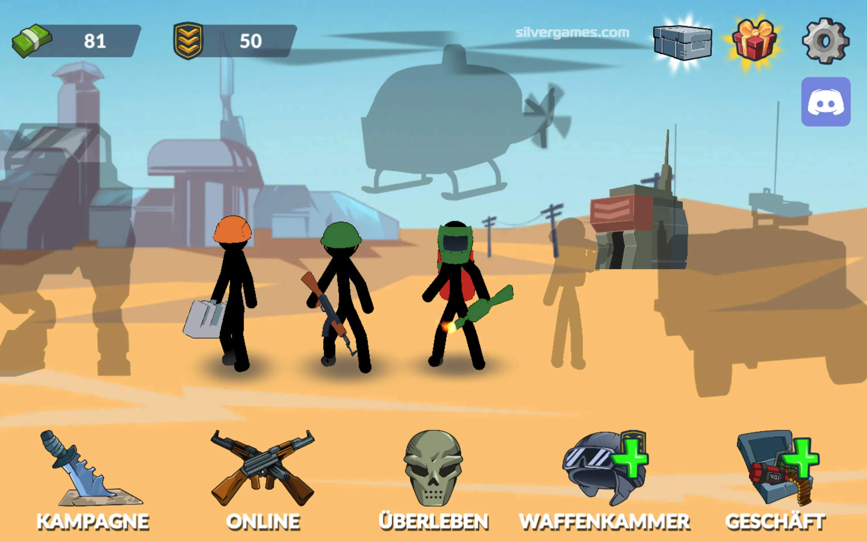 game Thế Chiến Người Que: Stickman World War