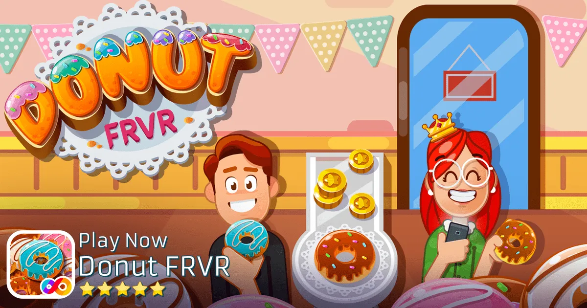 game Tiệm Bánh Donut Frvr